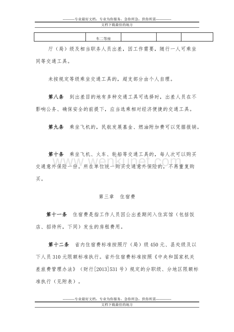 邯郸市市级机关差旅费管理办法.doc_第3页
