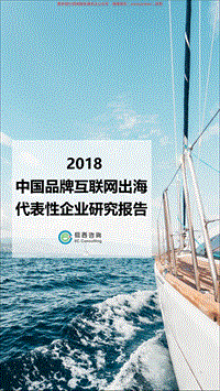 易西咨询-中国品牌互联网出海代表性企业报告3.0-2019.3-31页.pdf