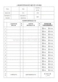 上海体育学院本科生境外学习申请表 .pdf