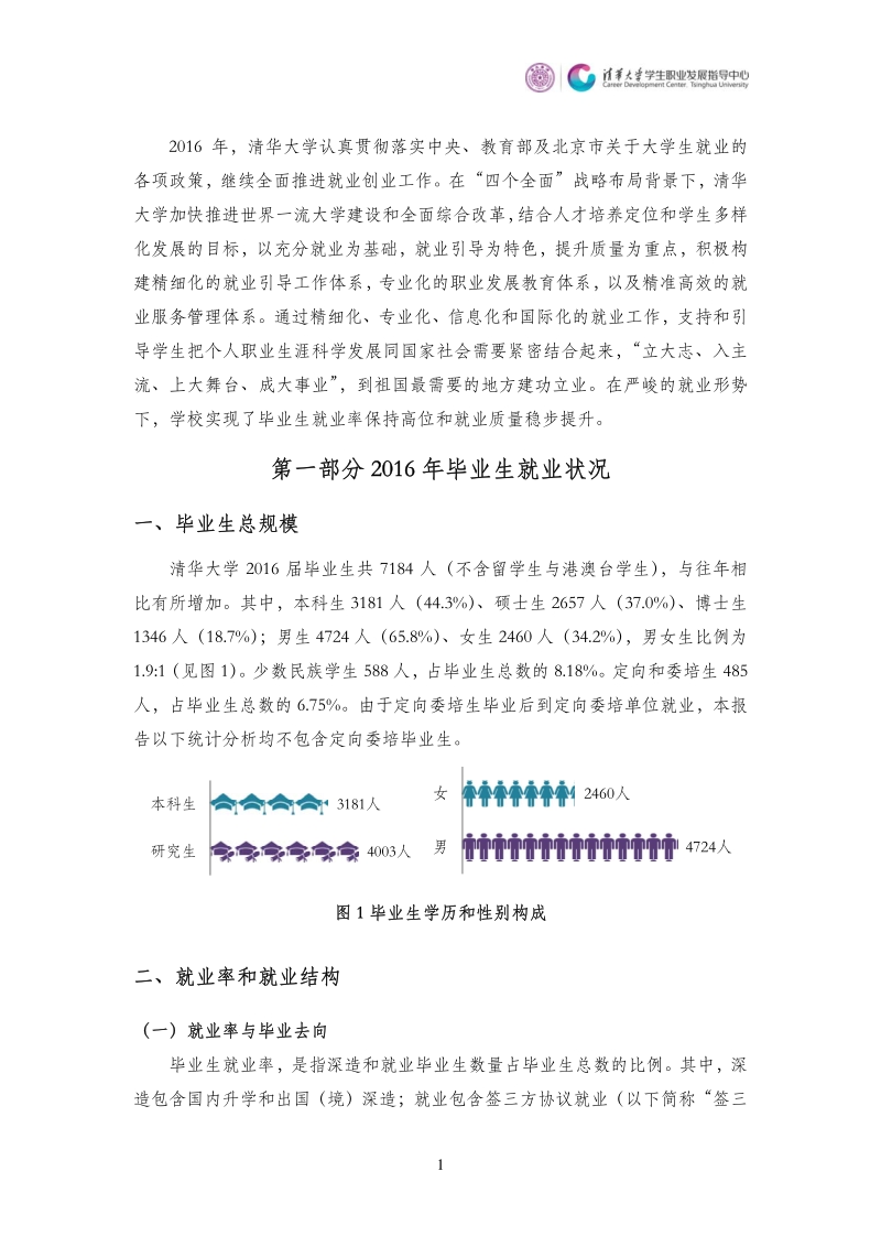 清华大学 2016 年毕业生就业质量报告 .pdf_第3页