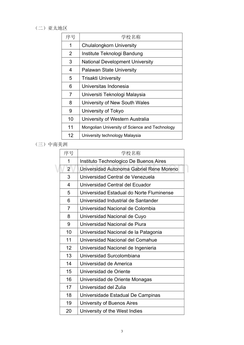 设有石油工程专业的世界高校排名简况 .doc_第3页