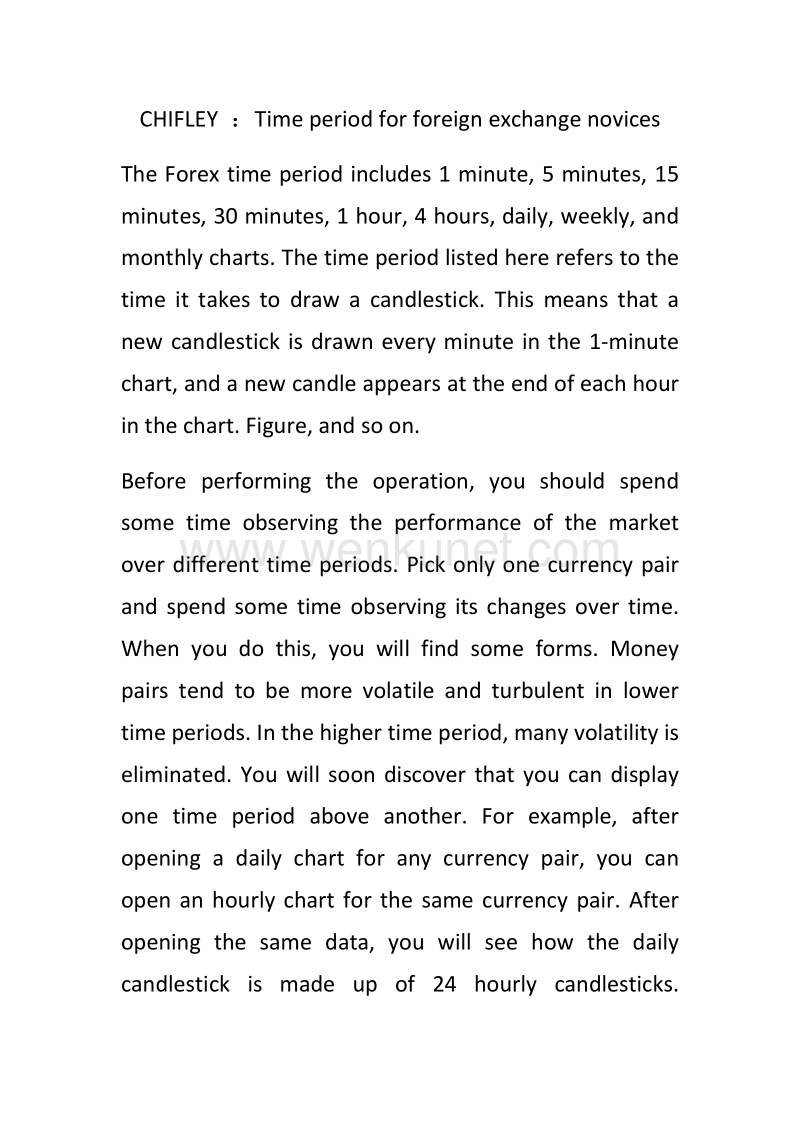 3-5：CHIFLEY ：Time period for foreign exchange novices.docx_第1页