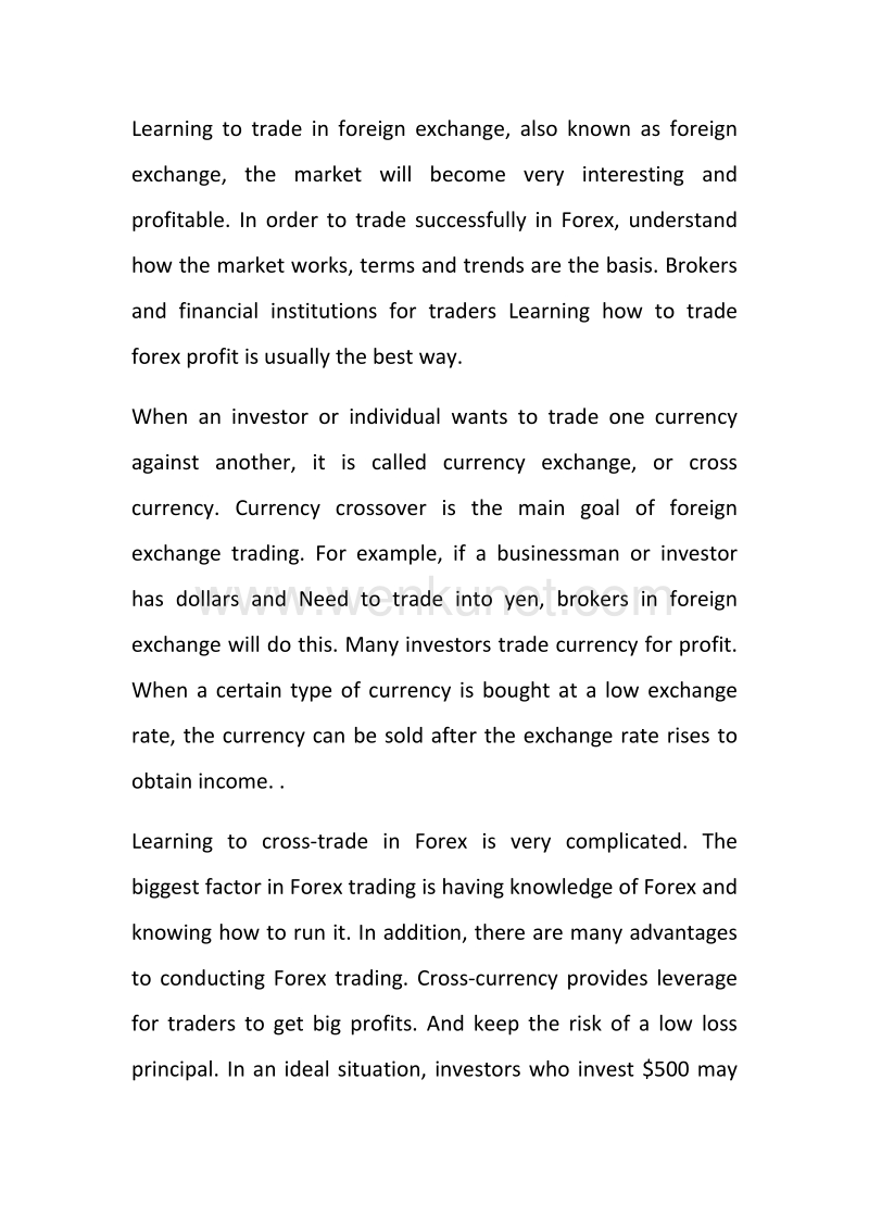 3-10：TCC Top Forex： Traders need to understand cross currency.docx_第2页