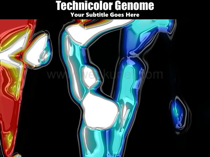  抽象精品ppt模板technicolor_genome200.ppt_第1页