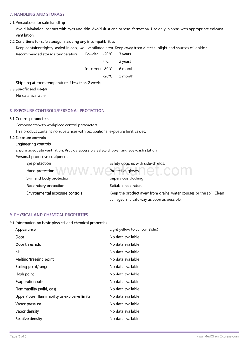 Entacapone-SDS-MedChemExpress.pdf_第3页