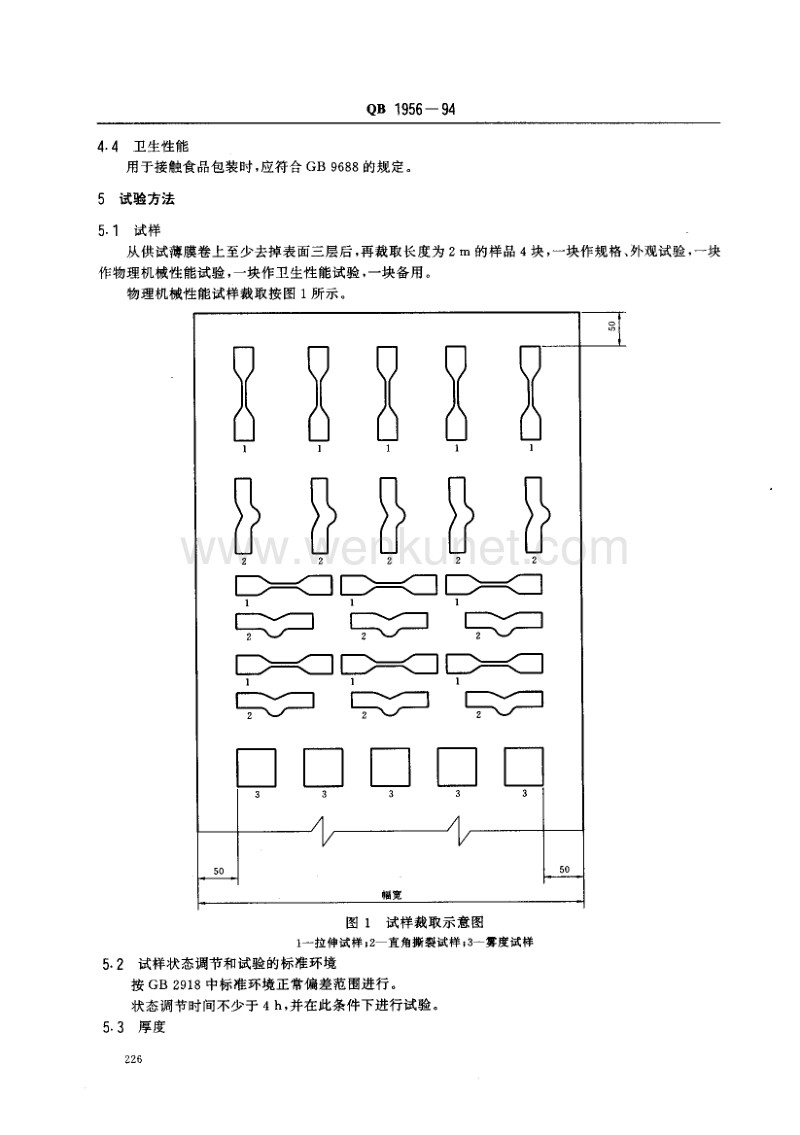 QB 1956-94 聚丙烯吹塑薄膜.pdf_第3页
