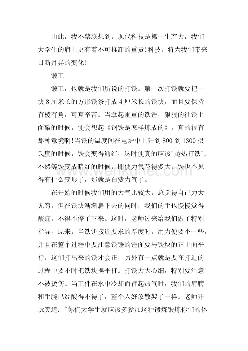 20XX大学生金工实习报告_1.docx_第2页
