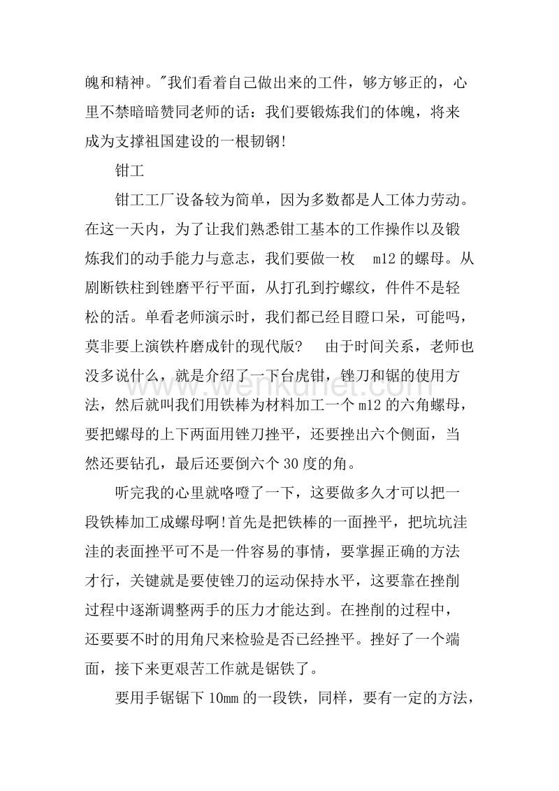 20XX大学生金工实习报告_1.docx_第3页