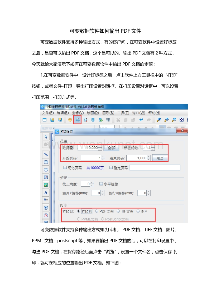 可变数据软件如何输出PDF文件.doc_第1页