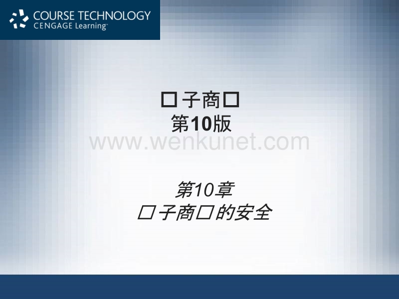 电子商务培训中文版 ch10.pptx_第1页