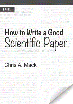 如何写出好的科学论文 英文版.pdf