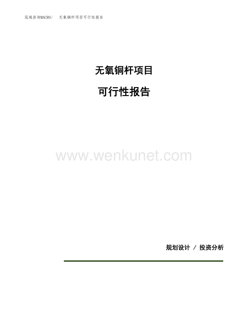 无氧铜杆项目可行性报告范本（32亩）.docx_第1页