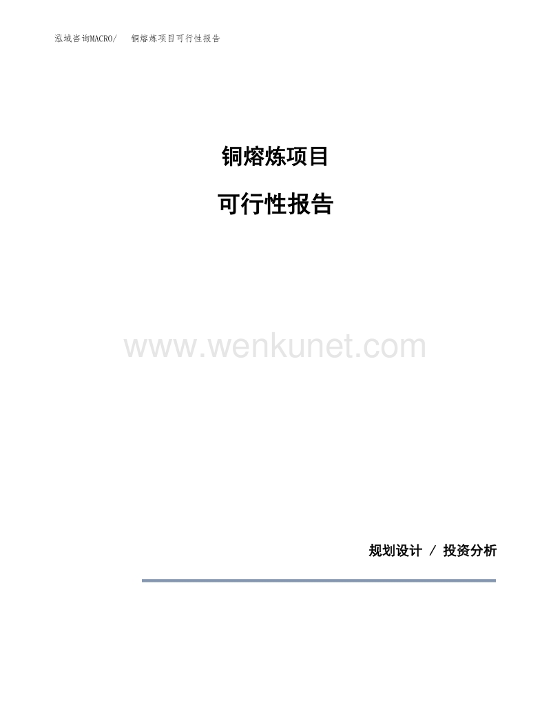 铜熔炼项目可行性报告范本（52亩）.docx_第1页