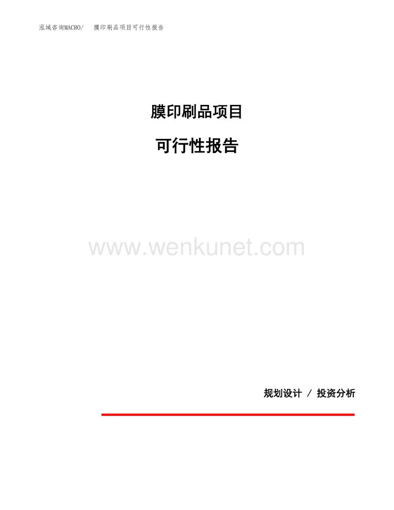 膜印刷品项目可行性报告范本（15亩）.docx_第1页