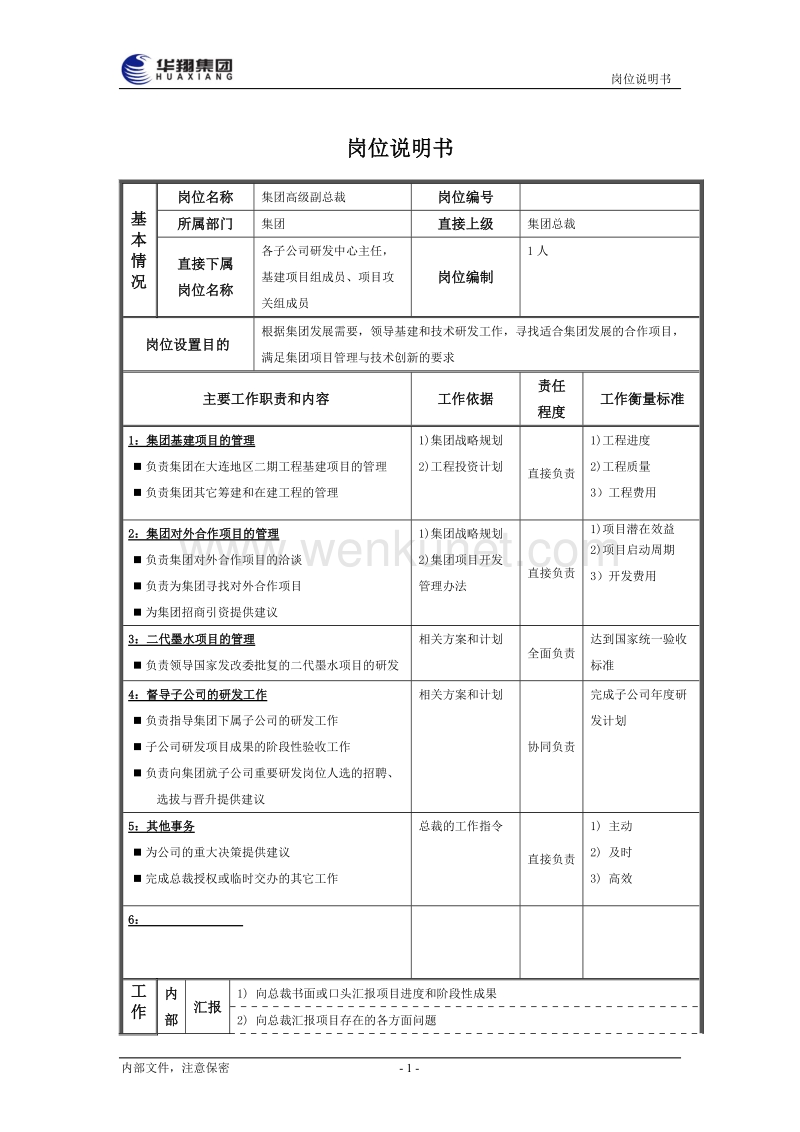 人力资源综合_高级副总裁.doc_第1页