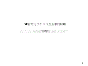 GE管理方法在中国企业中的应用.ppt