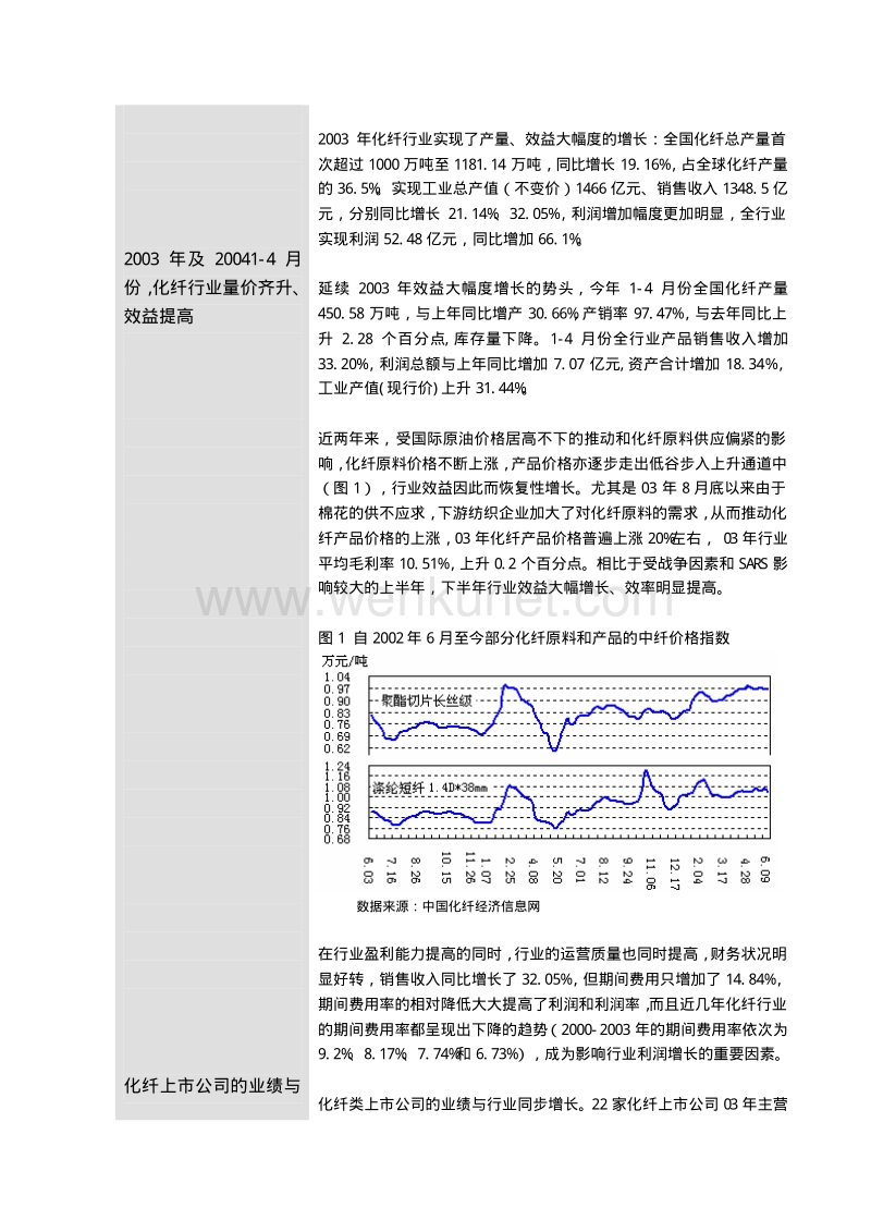化纤行业2004下半年策略报告.pdf_第2页