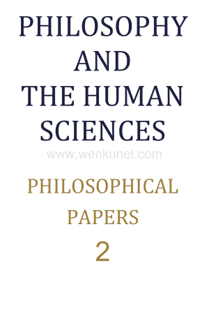 Charles Taylor-Philosophy and the human sciences (Philosophical Papers 2)-Cambri. (1).docx