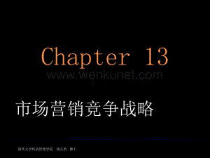 清华大学MBA2000课件-市场营销_chapter 13.ppt