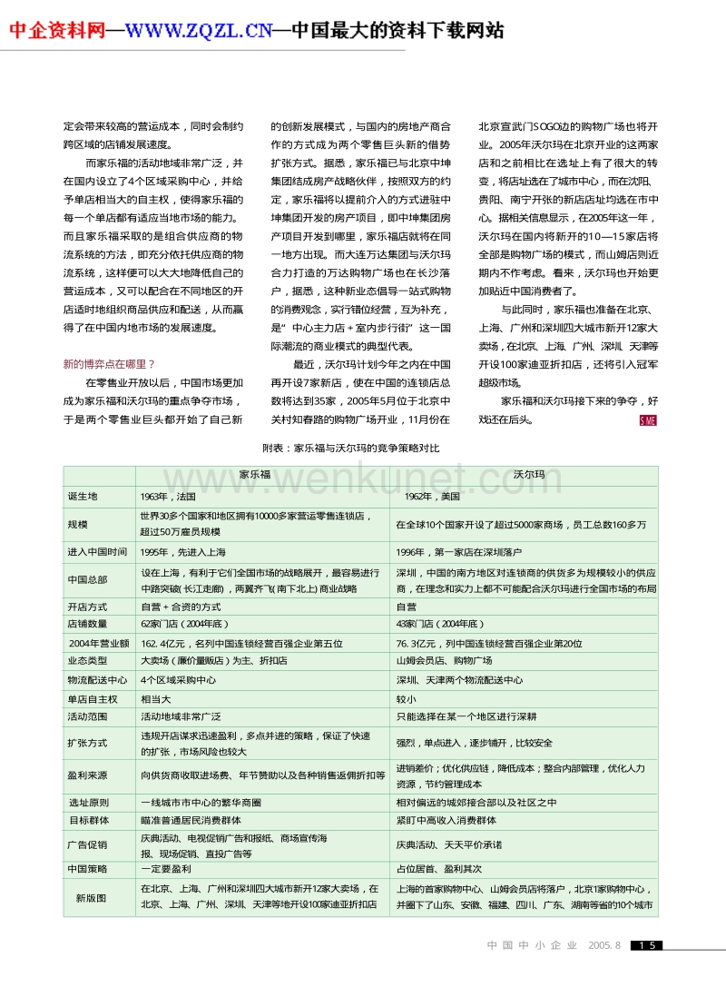 家乐福与沃尔玛的中国博弈（PDF 3页）.PDF_第3页