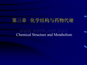 药物化学 第三章 化学结构与药物代谢.ppt