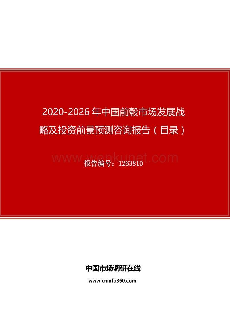 2020年中国前毂市场发展战略及投资前景预测咨询报告.docx_第1页