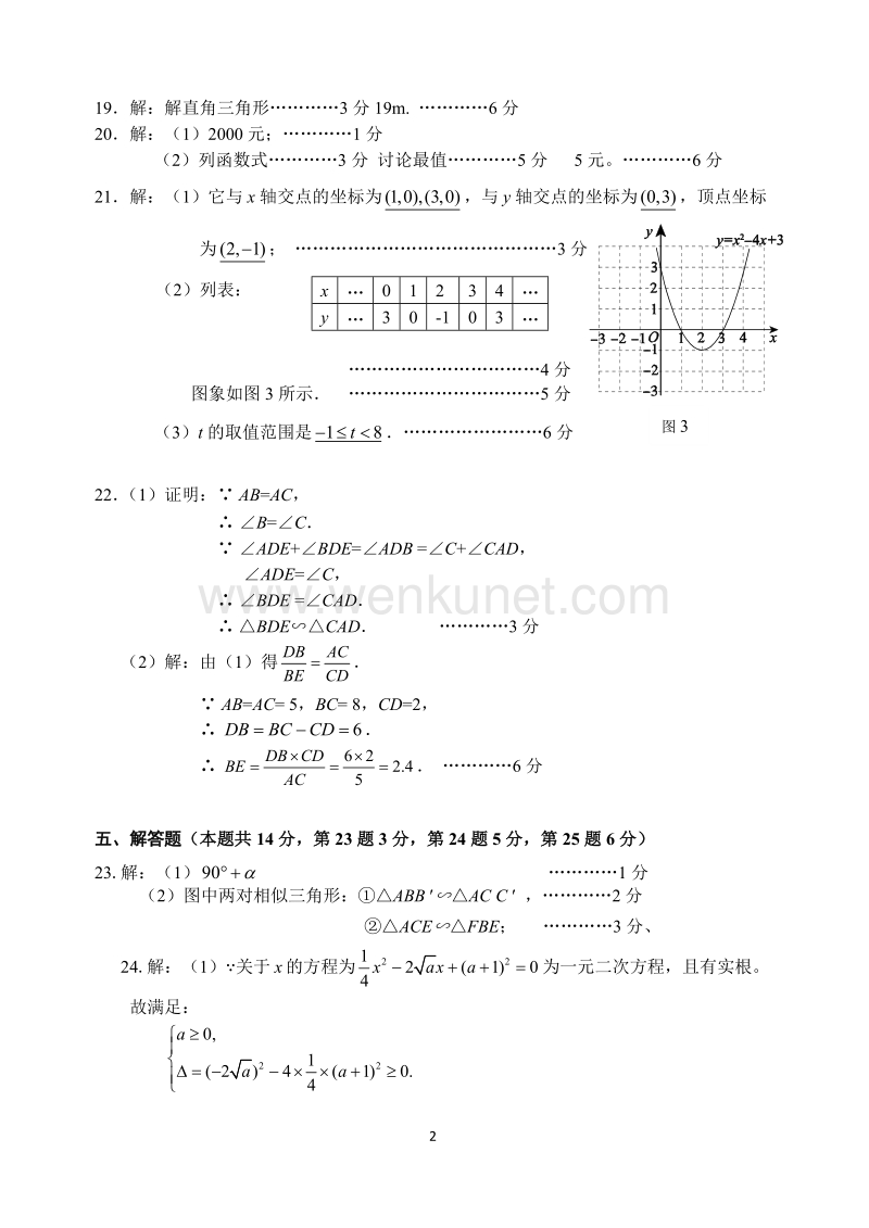 北京31中2011年11月初三期中数学试题答案.doc_第2页