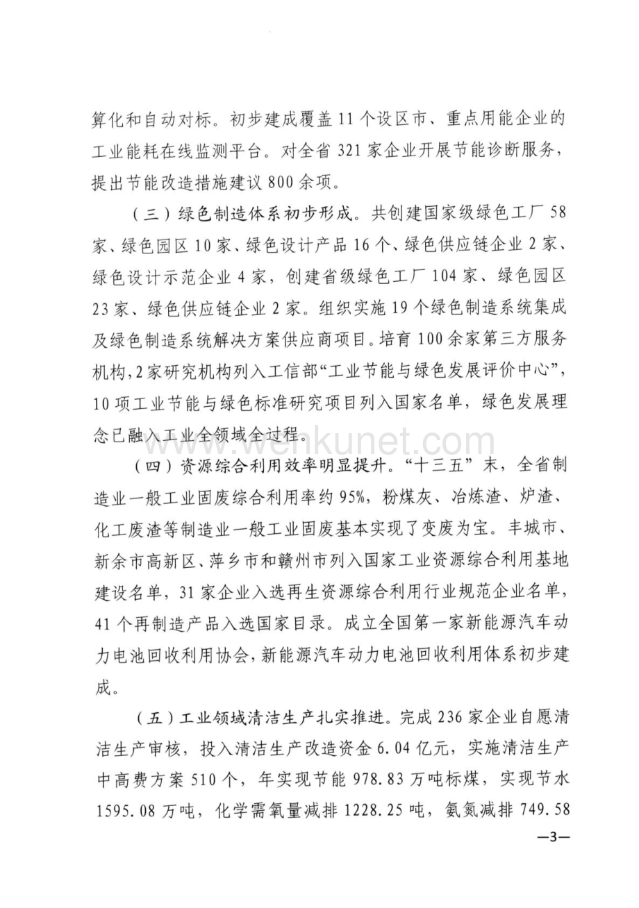 江西省“十四五”工业绿色发展规划 .docx_第2页