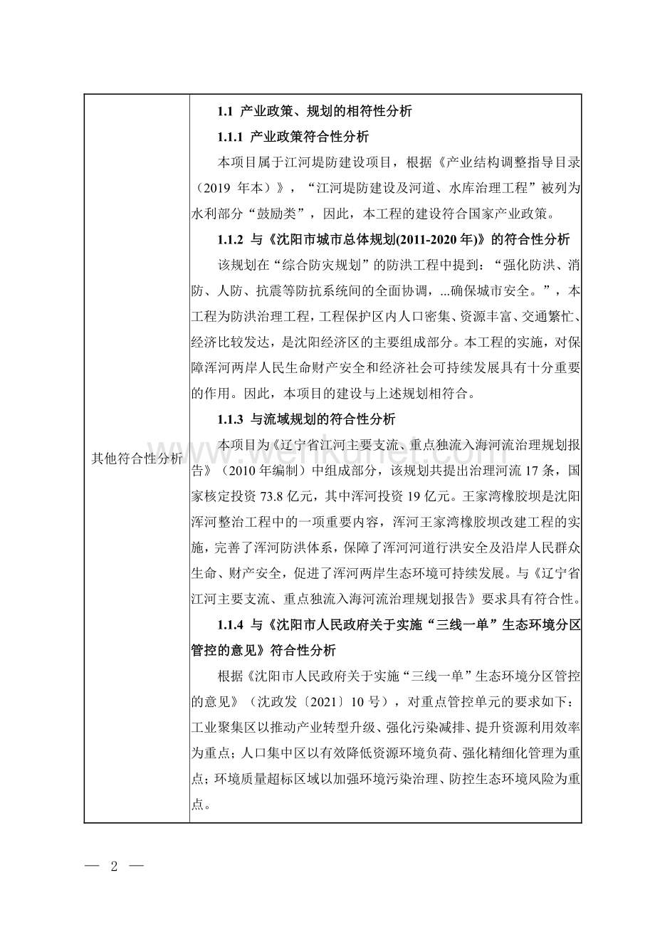 浑河王家湾橡胶坝改建工程环评报告.pdf_第3页