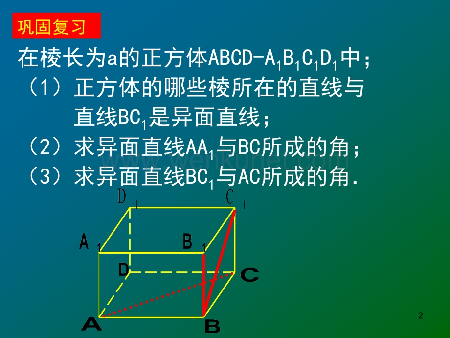 2.1.3-2.1.4 空间中直线与平面之间的位置关系 课件2.ppt_第2页