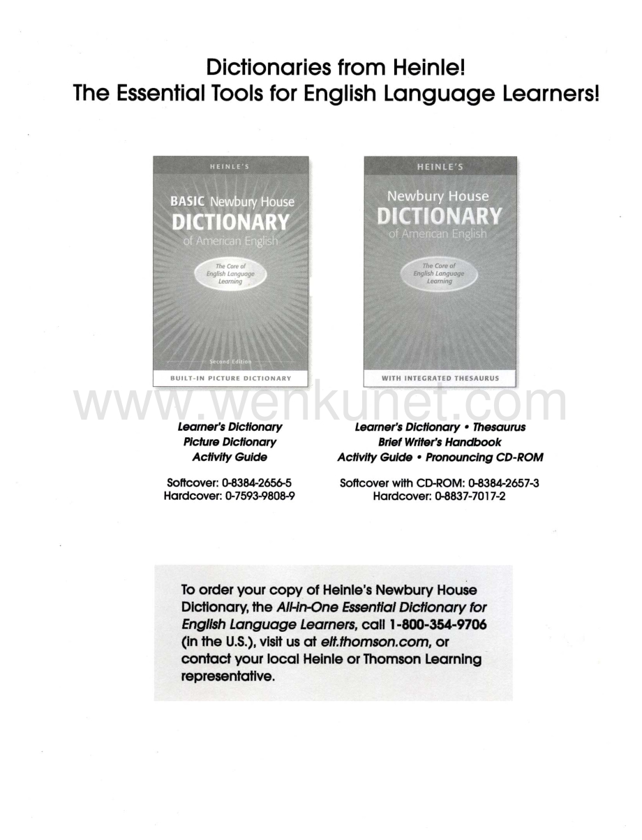 英语词源词典全英文英语图解学习词典 The Heinle Picture Dictiontary(全本).pdf_第2页