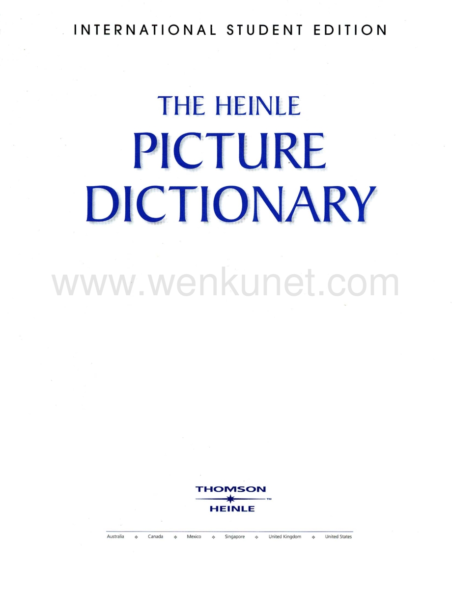 英语词源词典全英文英语图解学习词典 The Heinle Picture Dictiontary(全本).pdf_第3页