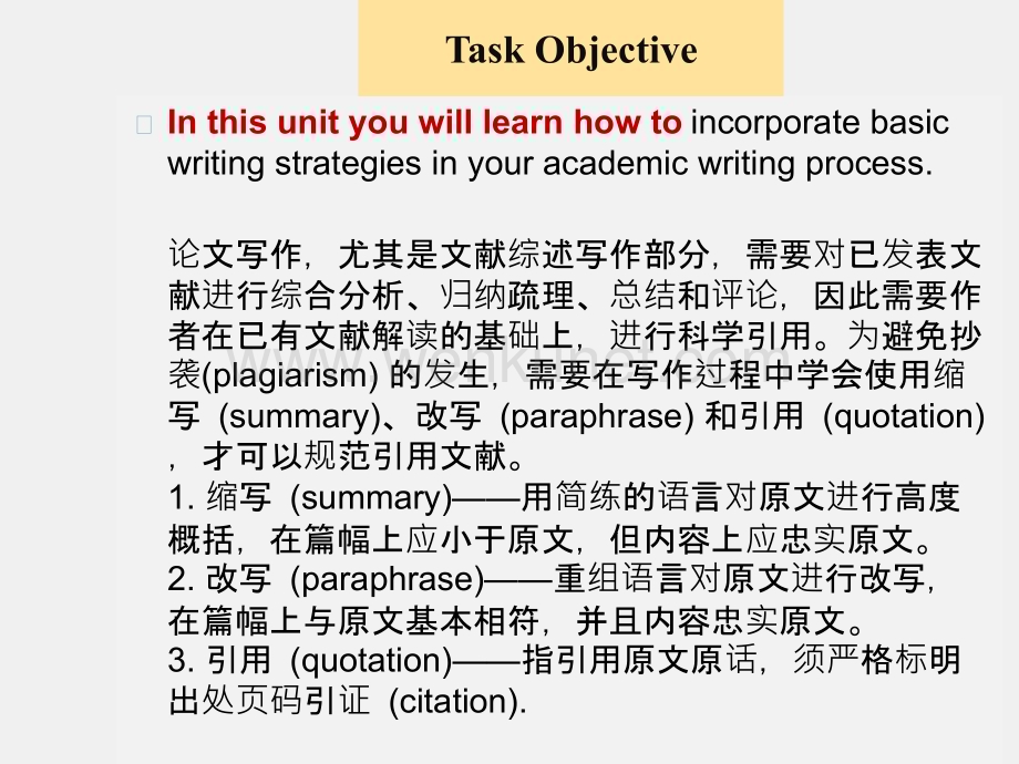 《实用任务型学术写作》课件Unit 13 Writing Strategies.pptx_第2页