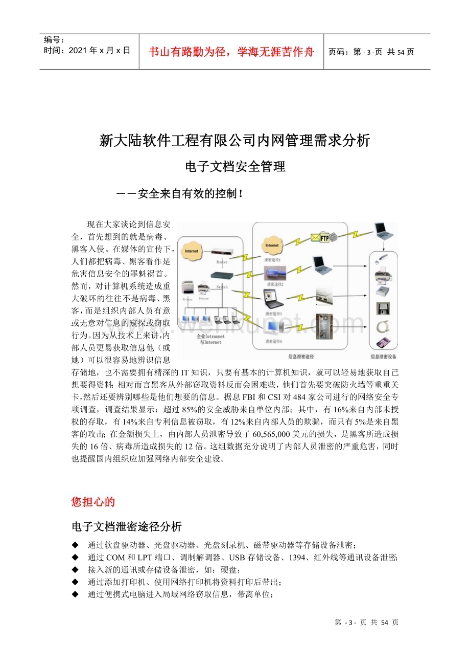 某软件工程有限公司内网管理解决方案.docx_第3页
