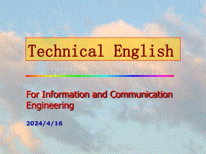 电子信息工程专业英语课件TechnicalEnglish07.ppt