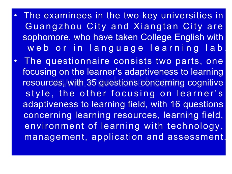 英语学习资源适应性的描述性数据.ppt_第3页