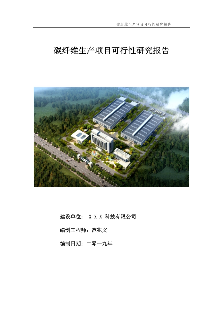碳纤维生产项目可行性研究报告【申请备案】.doc_第1页