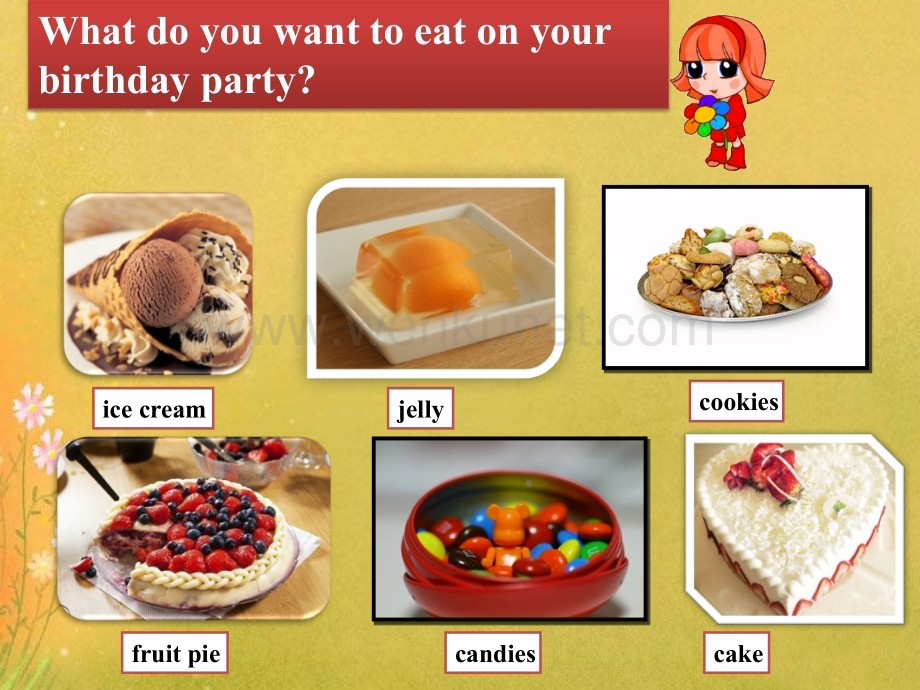 Unit 3 Would you like to come to my birthday party Lesson 16 课件.ppt_第3页