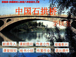 统编教材 部编版 八年级语文上册 17《中国石拱桥》教学PPT课件.ppt