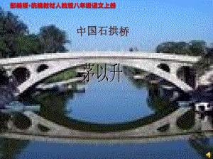 《中国石拱桥》教学PPT课件 （统编教材 部编本新人教版 八年级语文上册）.ppt