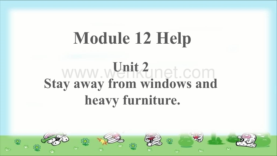 Module 12 HelpUnit 2 公开课教学PPT课件（外研版八年级上册）.pptx_第1页