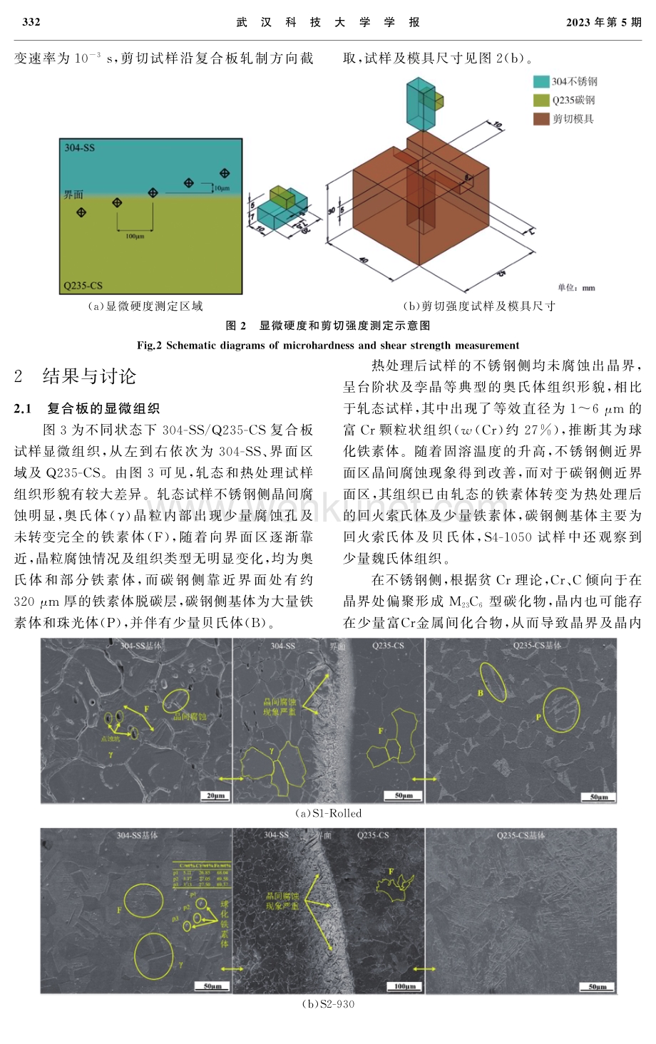电渣熔焊制备不锈钢_碳钢复合板的组织与性能研究.pdf_第3页