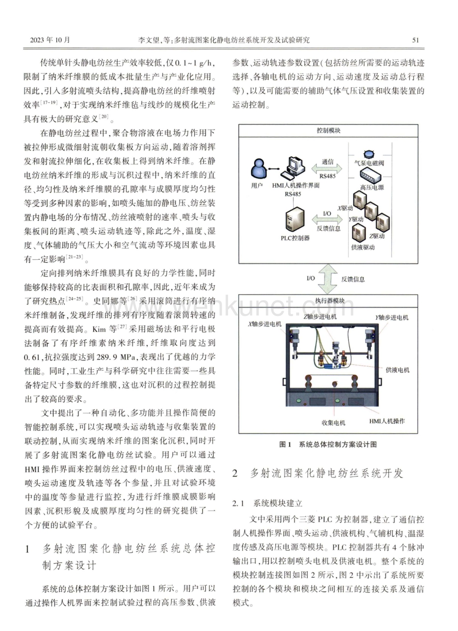多射流图案化静电纺丝系统开发及试验研究.pdf_第2页