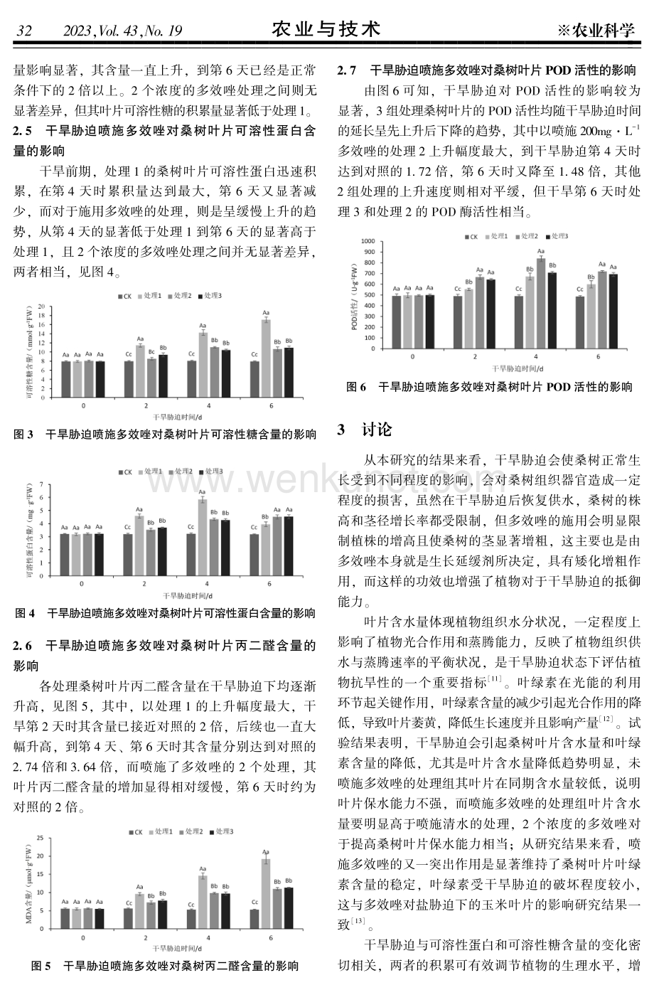 多效唑对桑树抗旱能力的调控效应研究.pdf_第3页