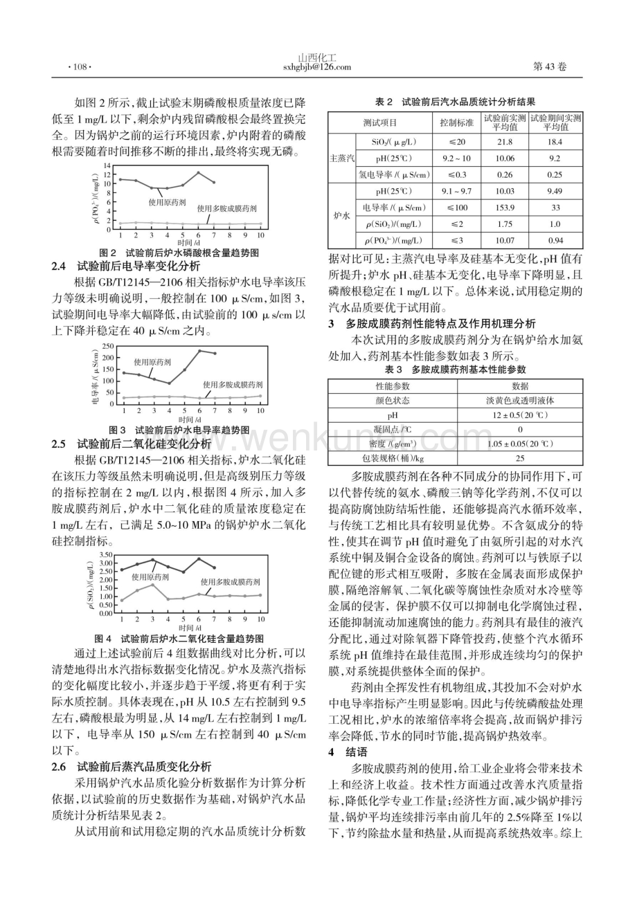 多胺成膜药剂在工业锅炉中的应用研究.pdf_第2页