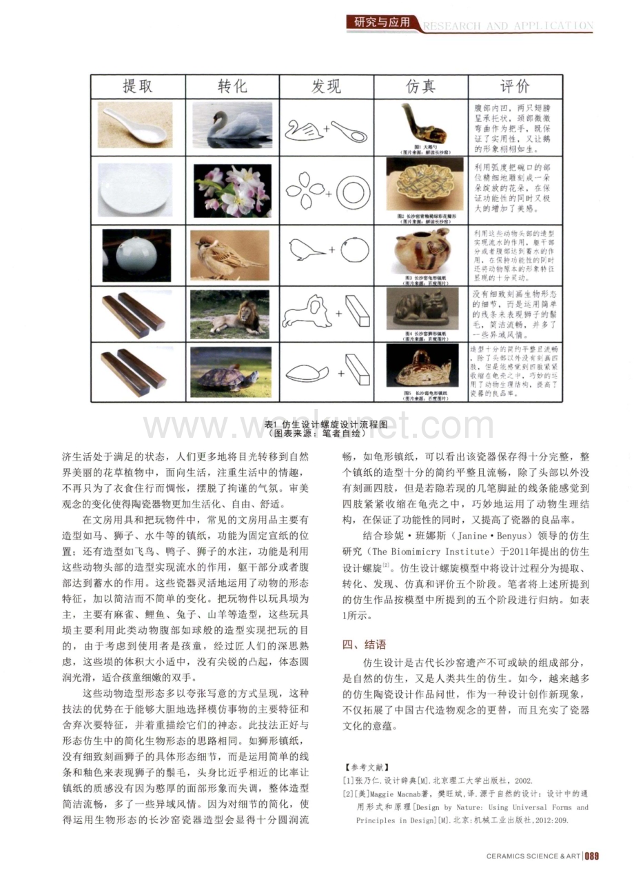 仿生设计在长沙窑瓷器中的运用浅析.pdf_第2页