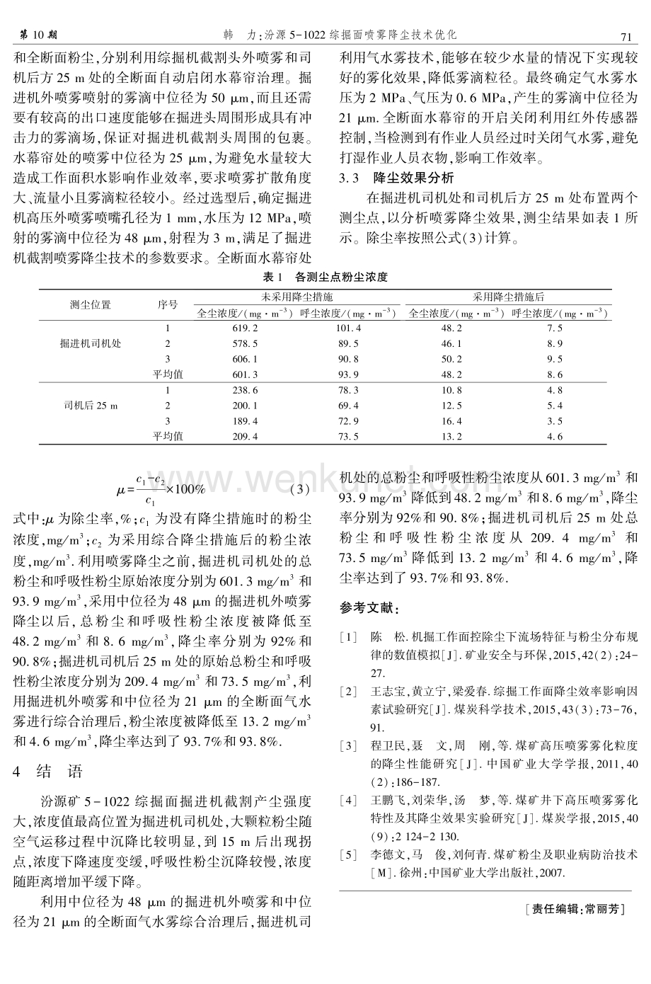 汾源5-1022综掘面喷雾降尘技术优化.pdf_第3页