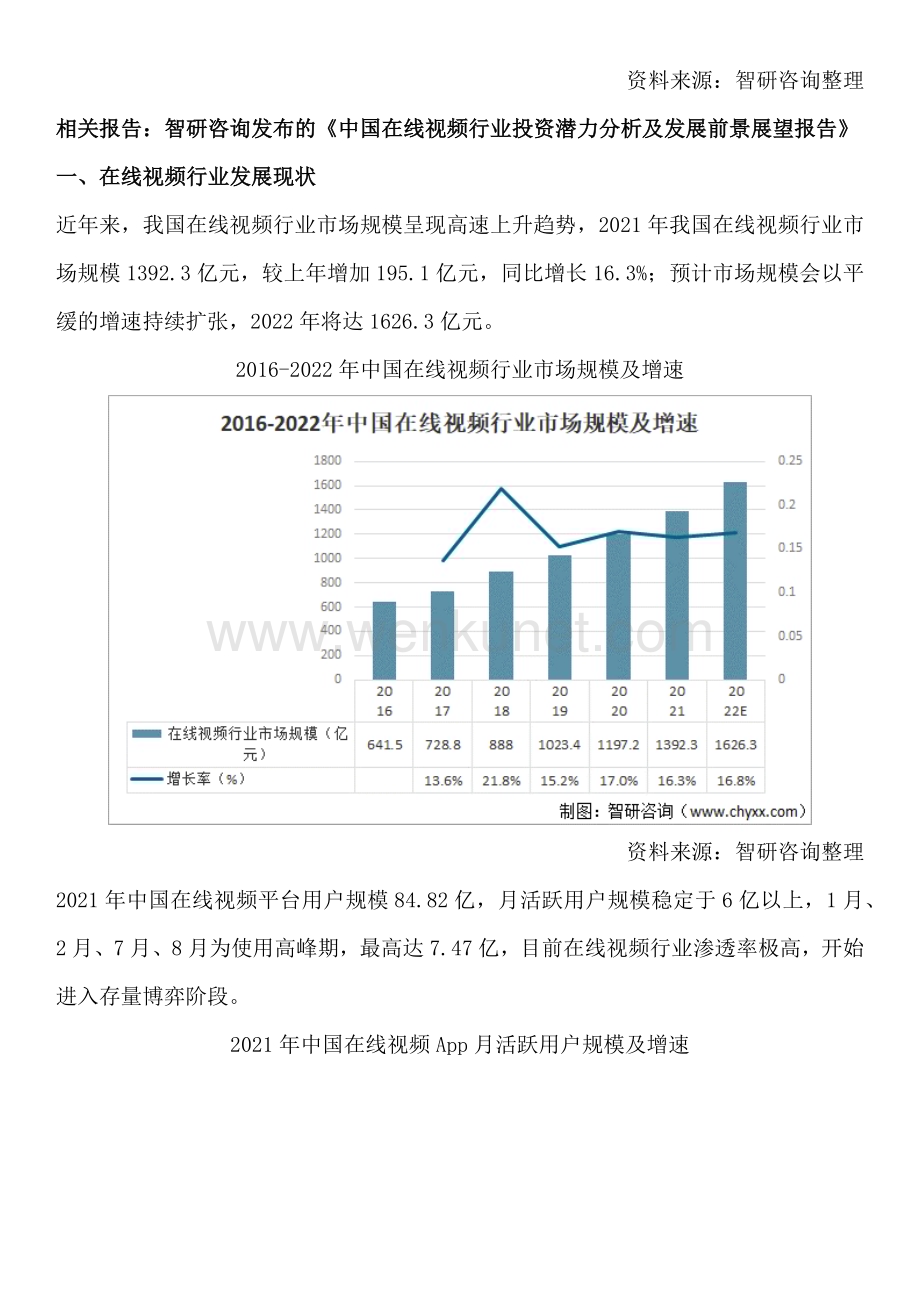 中国在线视频行业市场发展趋势预测报告—智研咨询重磅发布.docx_第2页