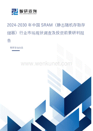 2024-2030年中国SRAM（静态随机存取存储器）行业市场现状调查及投资前景研判报告.doc