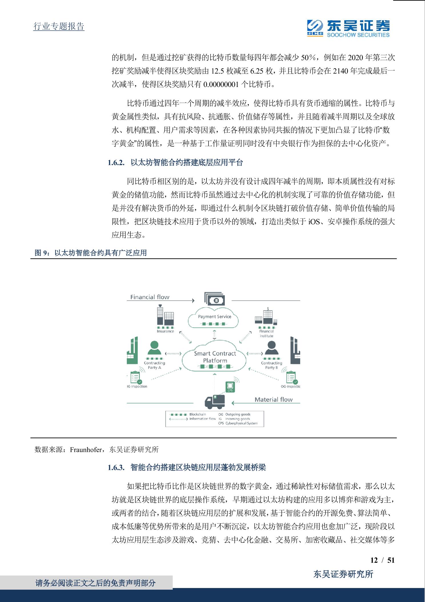 2021年「Eth」以太坊全球最大的可编程分布式超级计算机网络-东吴证券.pdf_1